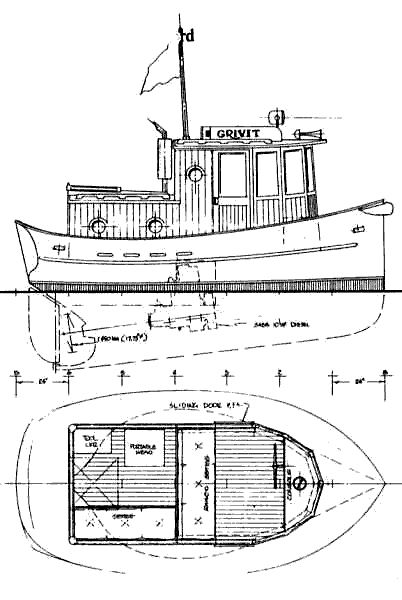  - Mini Plans Tugboat Image Http Easyboatdesign Com 21915 Mini Plans